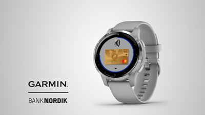 Et Garmin smartwatch med Garmin Pay